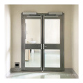 silver color single electric swing door opener for wood or frame glass door